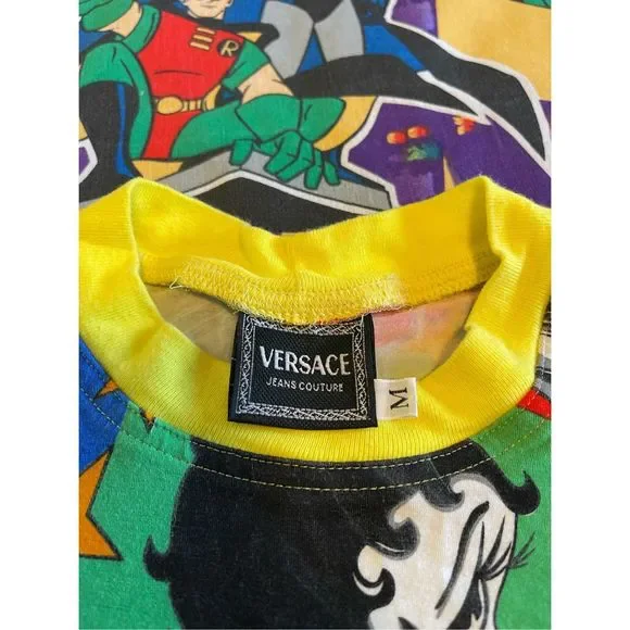 Versace x Betty size Medium Tshirt tee boop coke cola Harley Davidson vintage Be - Picture 4 of 7